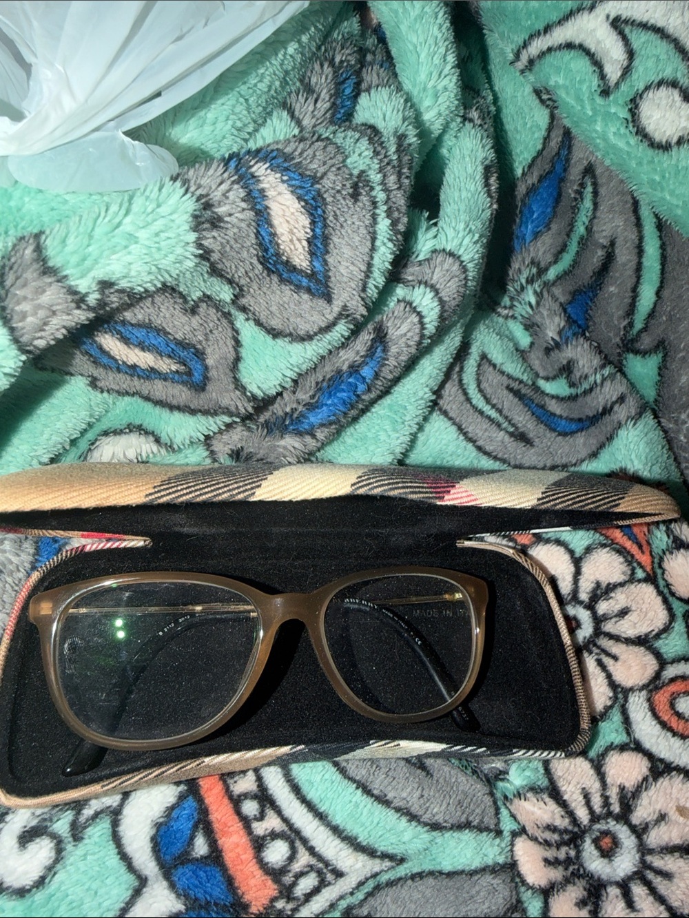 Burberry Translucent Brown Women's Eyeglasses - Picture 1 of 10